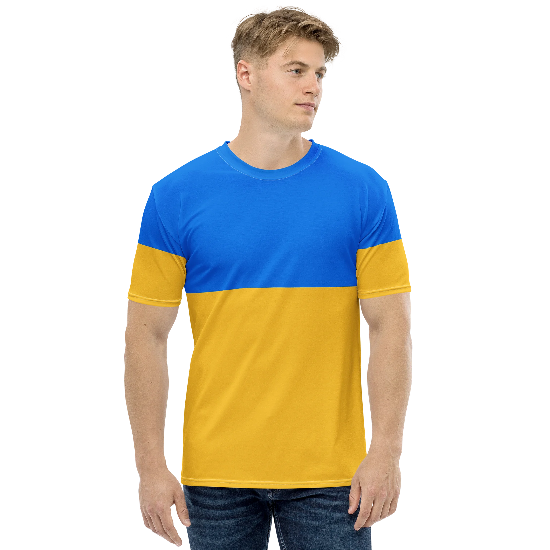 Sunlit Minimalist All-Over Print Crew Neck Tee product image (1)