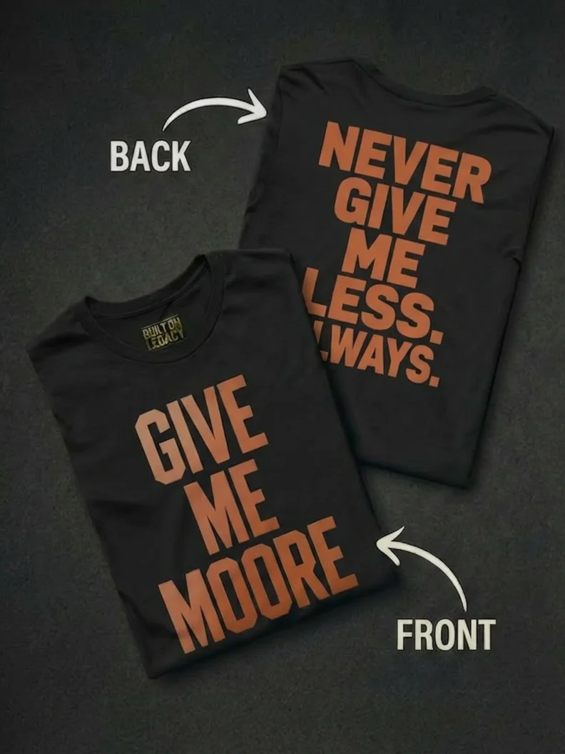 Give Me Moore | Chicago | Football | Fan Wordplay Tee product image (1)