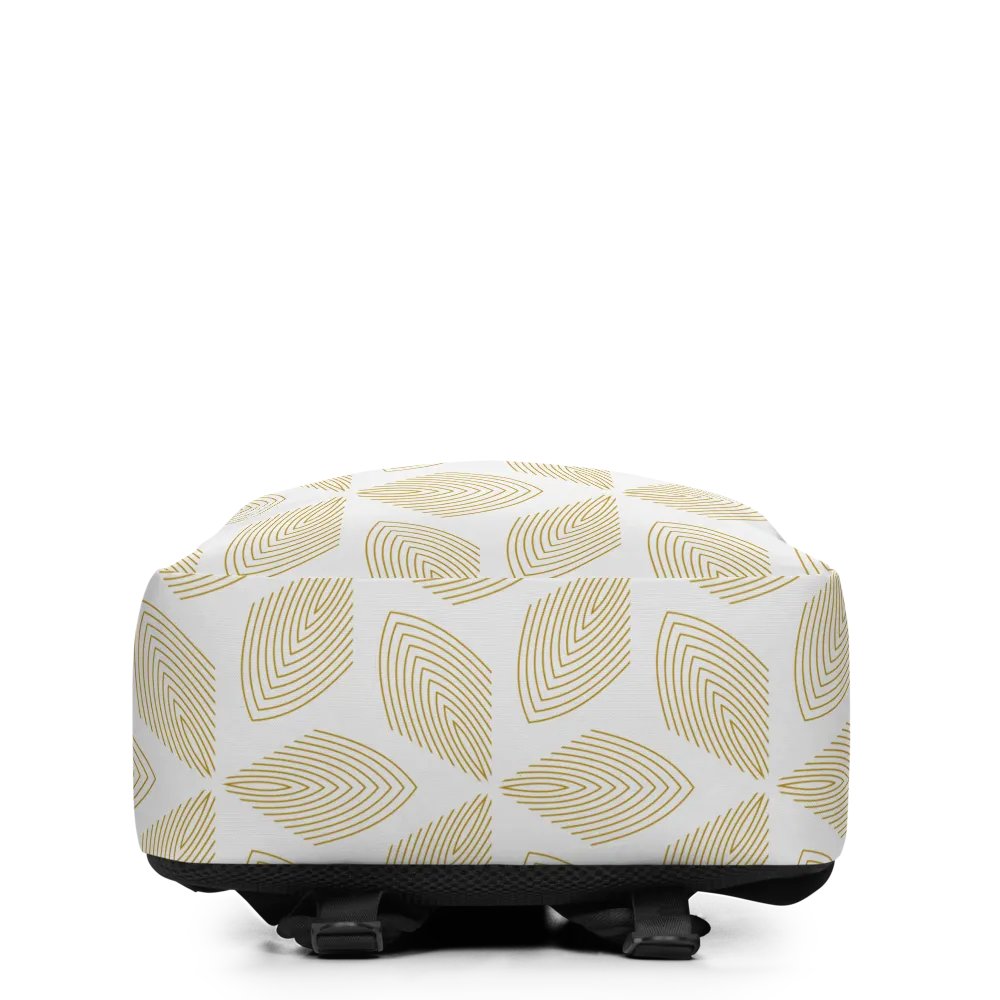 Golden Leaf Luxe – Stylish Everyday Backpack product image (4)