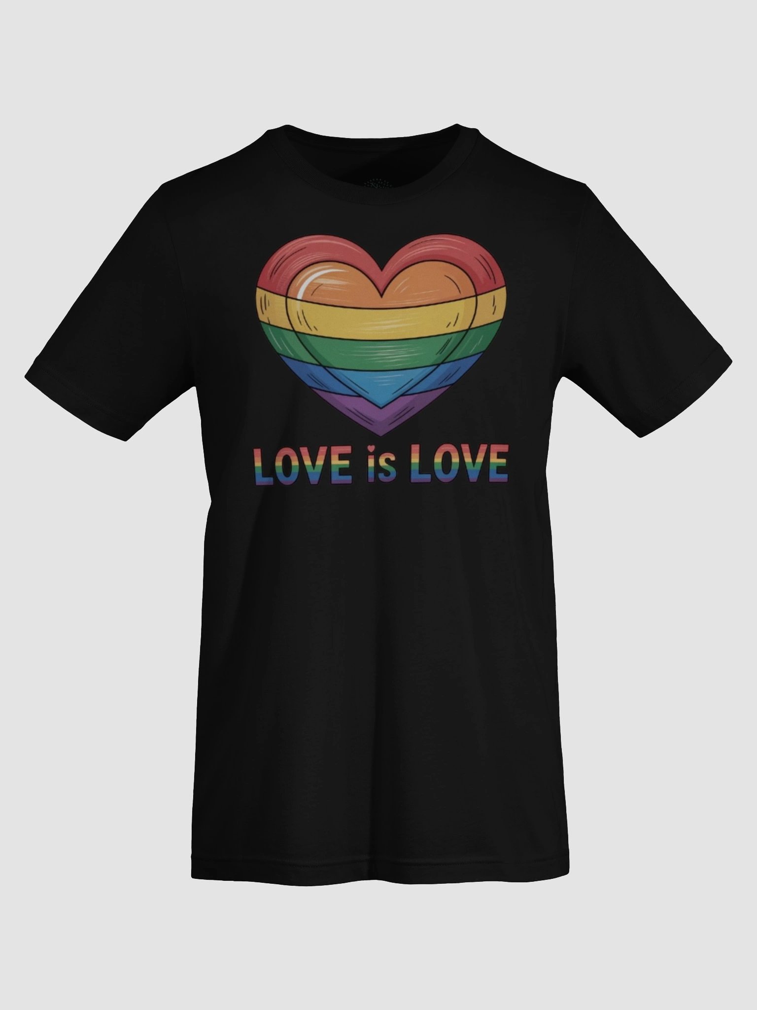 Unisex Love Is Love Rainbow Heart Pride T-Shirt product image (72)