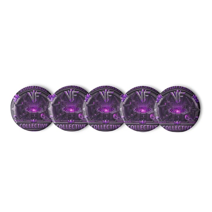 Voidforge Collective Pin Button Set product image (1)
