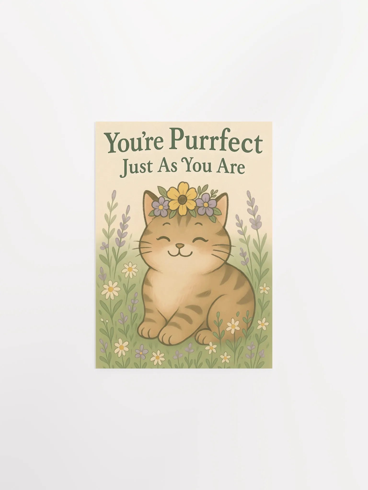 Purrfect Cute Cat Motivational Poster product image (3)