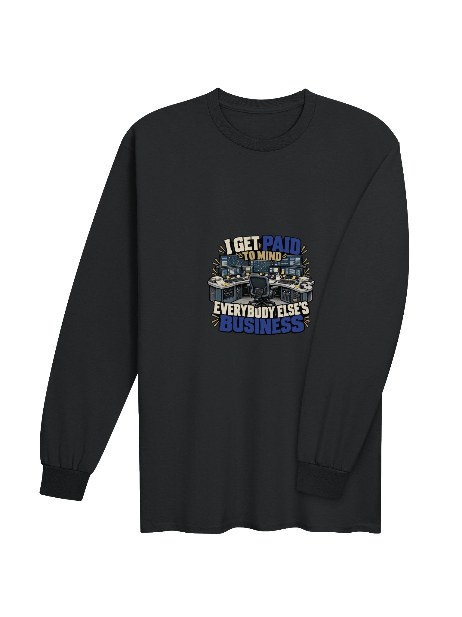Everybody Else’s Business Police Side Long Sleeve product image (4)