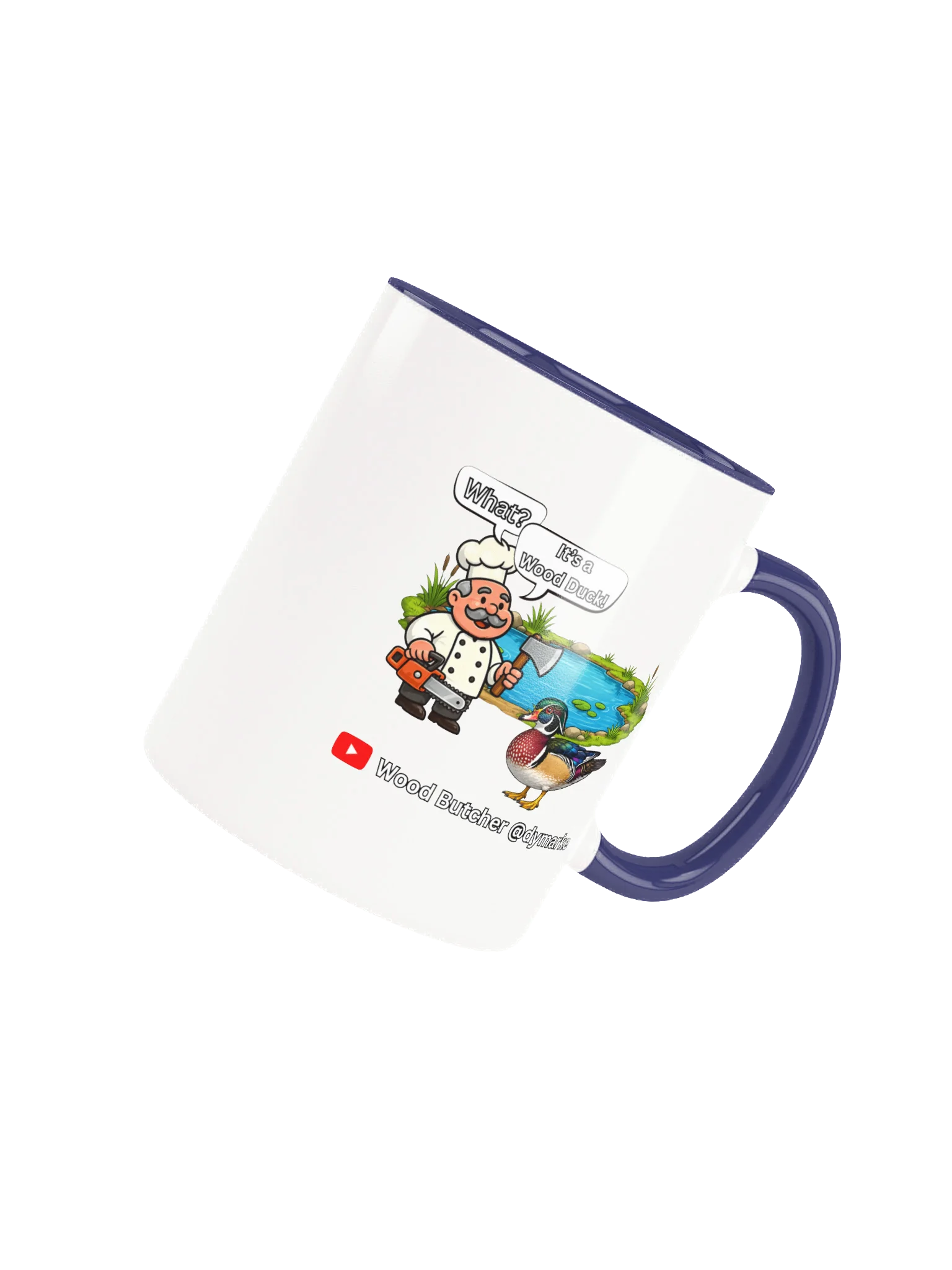 Wood Butcher It's a Wood Duck Mug product image (4)