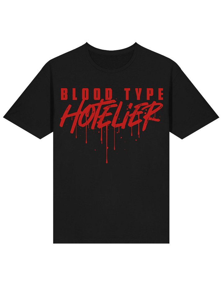 Hotel T- Shirt – Blood Type: Hotelier (Black) product image (2)