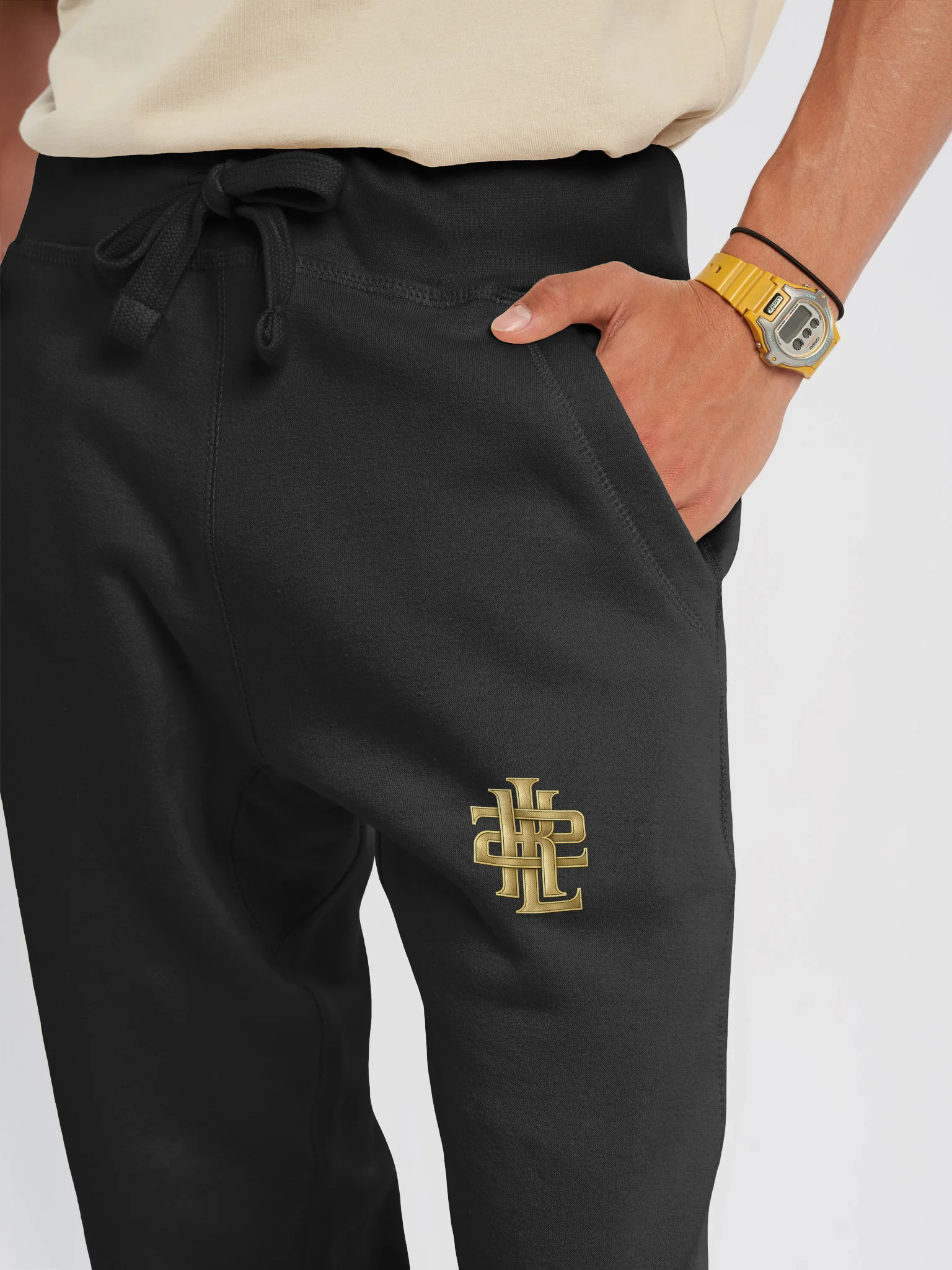 Gold Keys2Life Monogram Lane Seven Fleece Jogge product image (12)