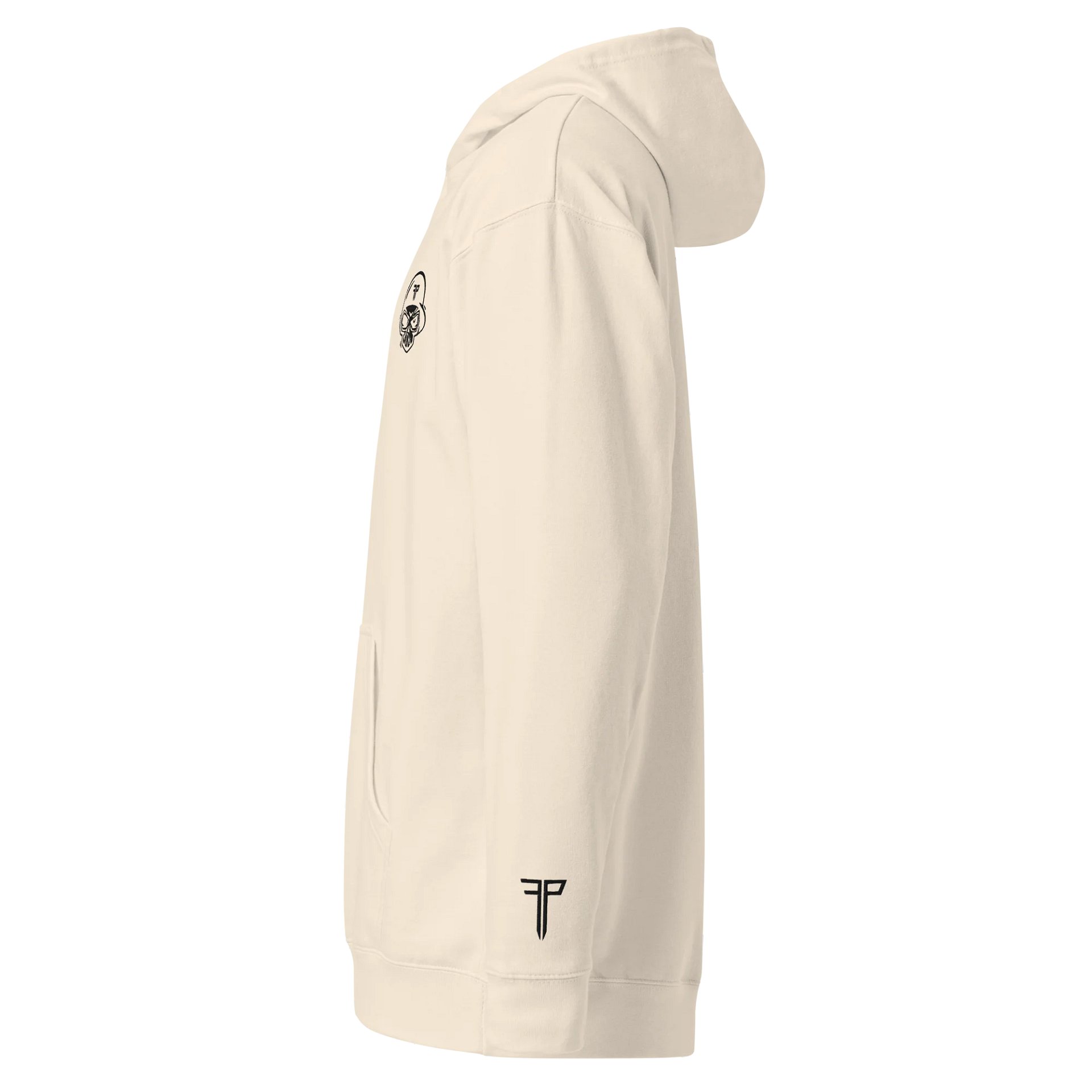 FP x GNS x CUSSDEM Black Skull Logo Hoodie product image (3)