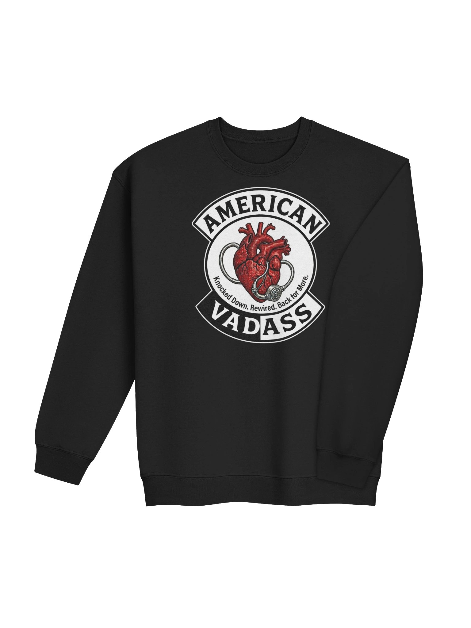 "AMERICAN VADASS - Knocked Down "— Crewneck Sweatshirt - Unisex product image (4)