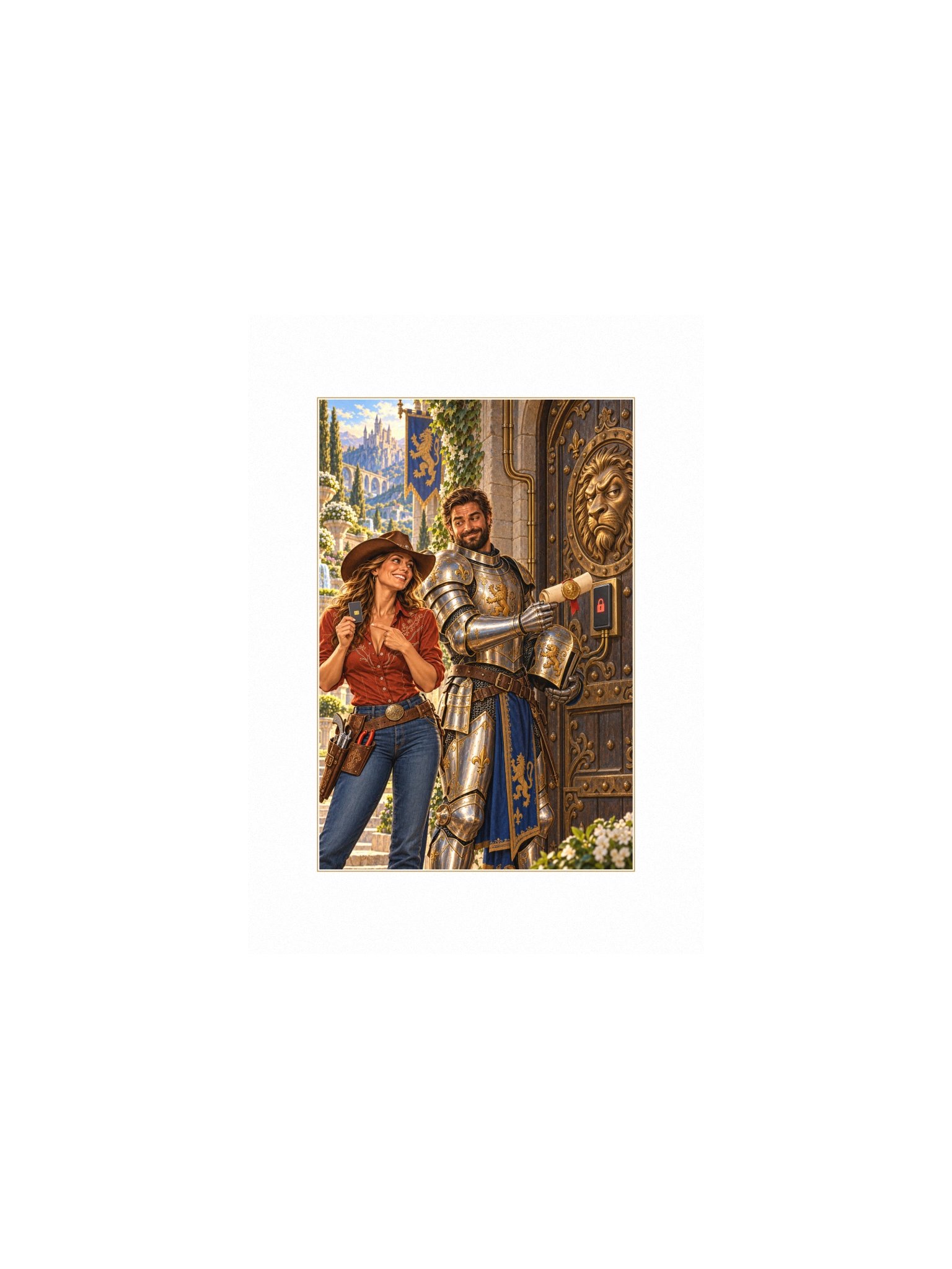 Access Denied Small Art Print product image (1)