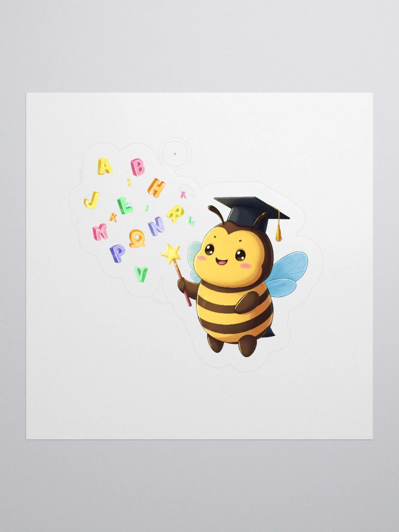 Bee-utiful Graduation Sticker Set product image (3)