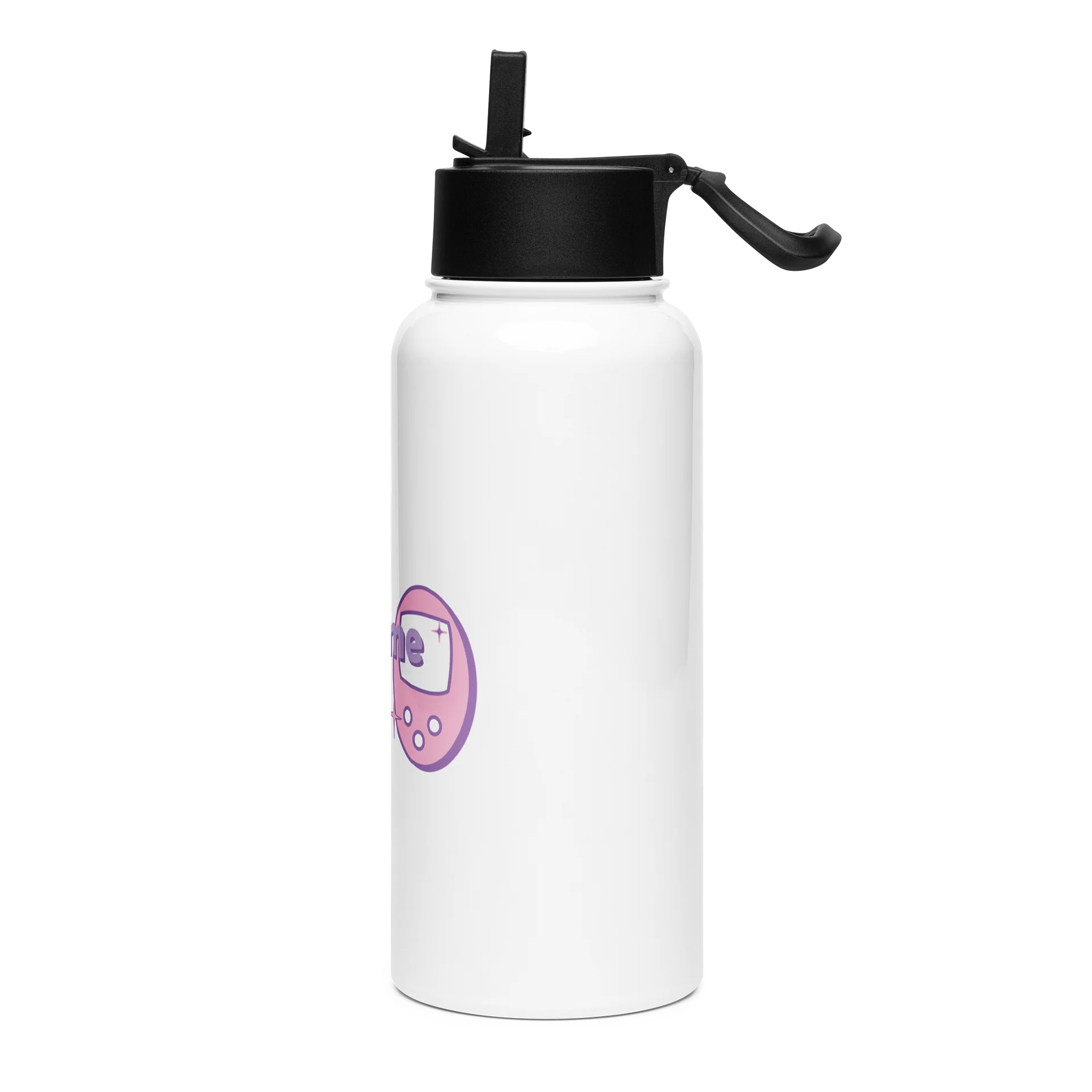 Codenamesam Logo Bottle with Straw (Purple & Pink) product image (2)