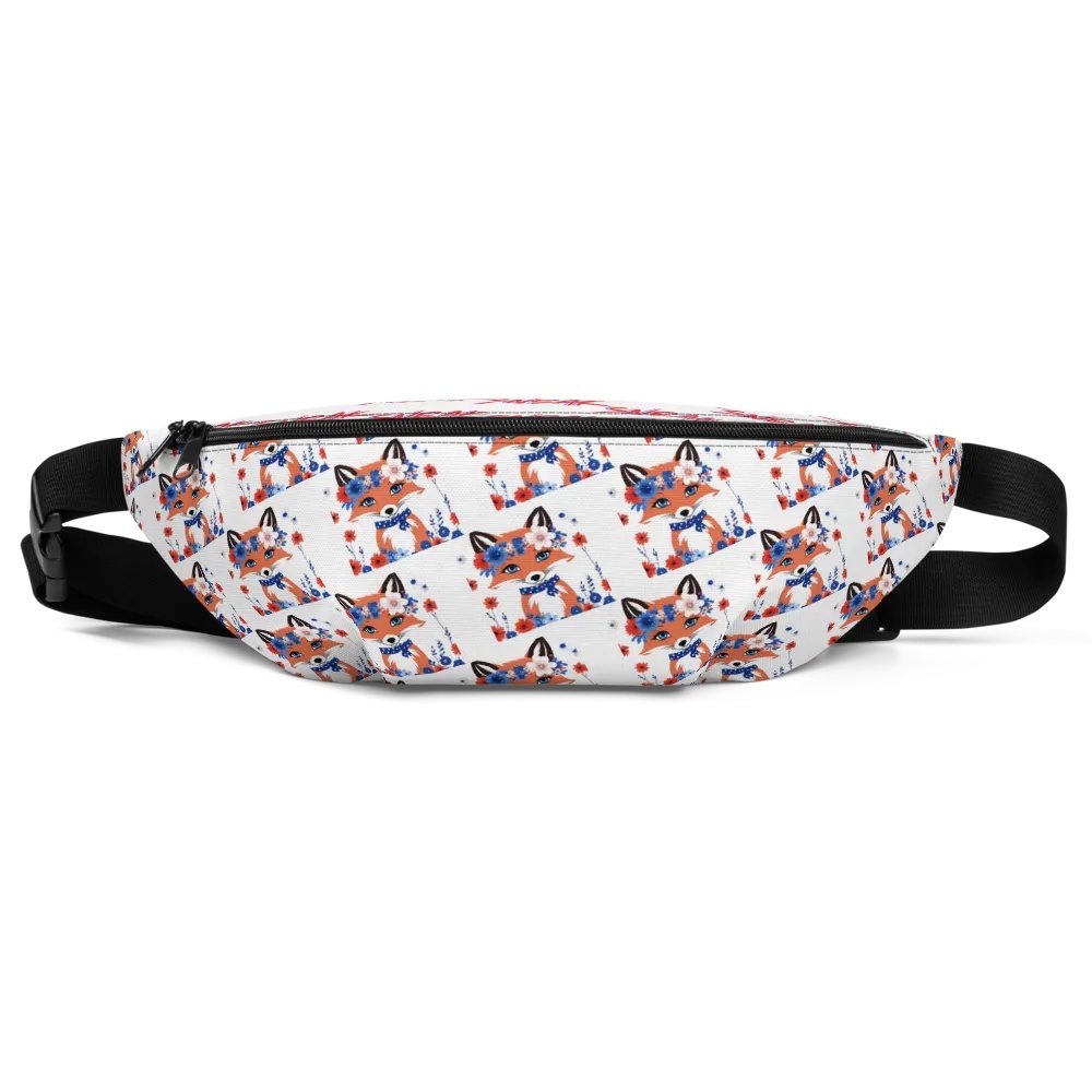 Flower Fox Fanny Pack - July 4th product image (5)
