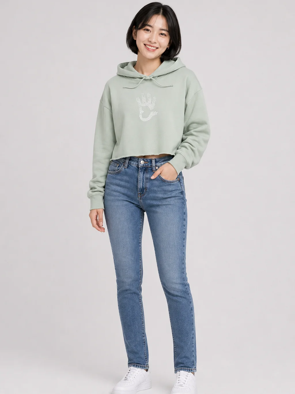 PREMIUM WOMEN’S HOODIE, LOVE product image (1)