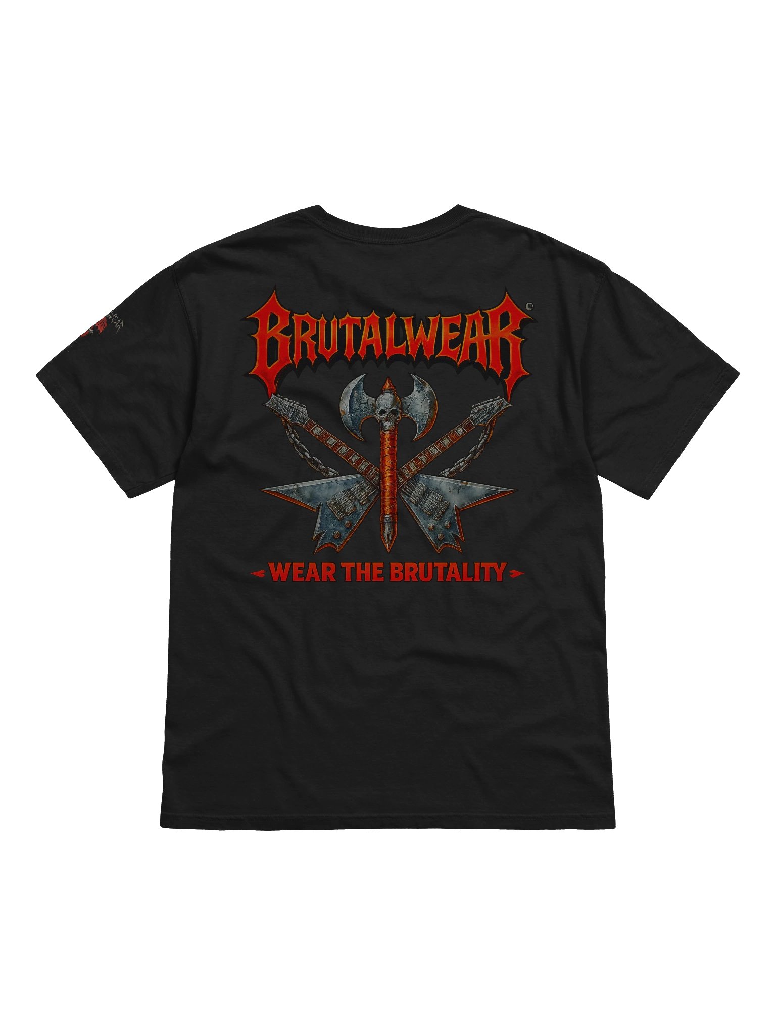 BrutalWear Rider Medieval Art Font Graphic Tee. product image (14)