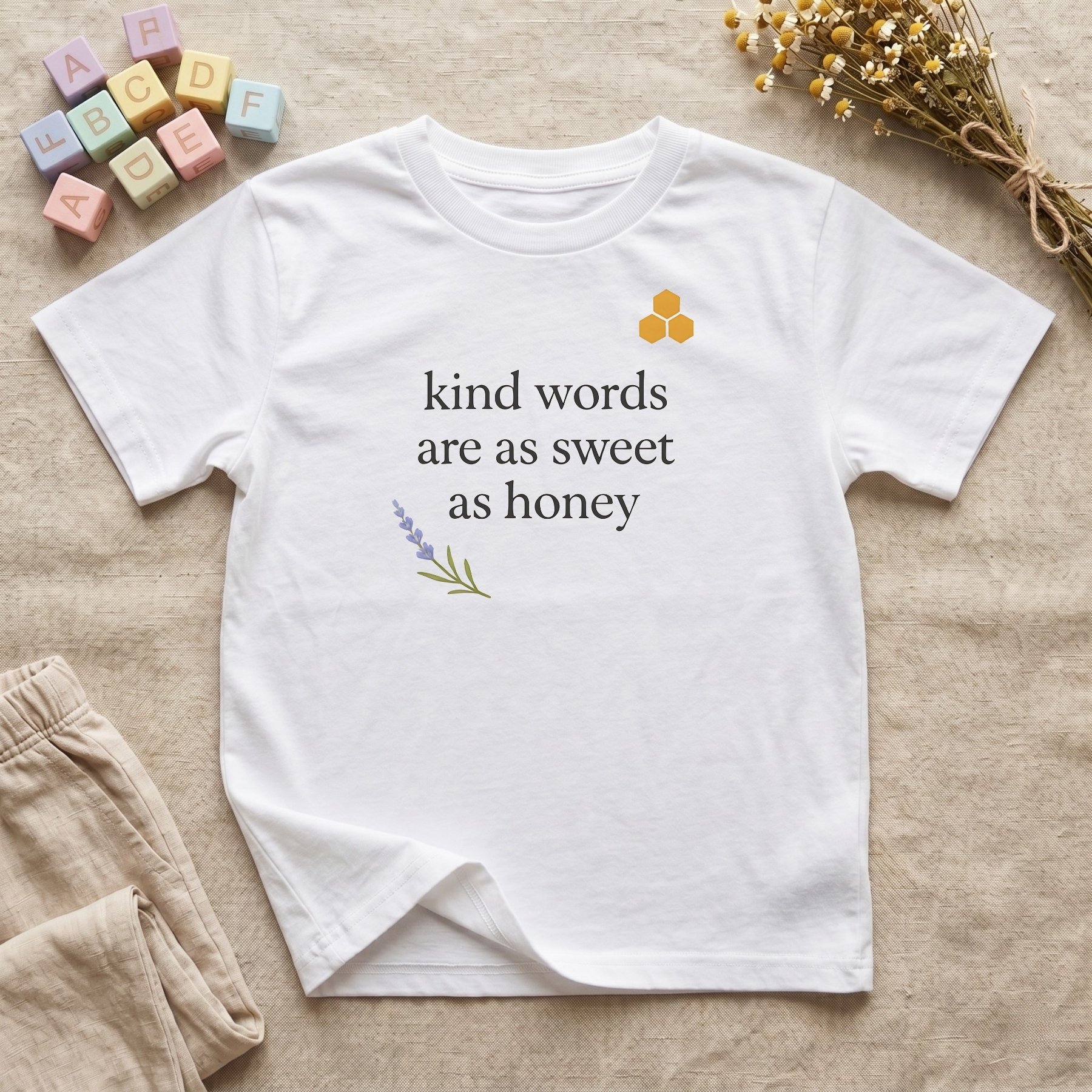 Kids: "Kind Words 4" Organic T-Shirt product image (1)