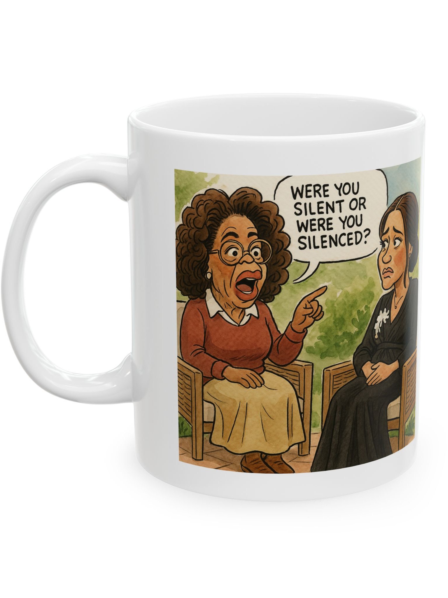 Royal Parody – “Were You Silenced?” Collectible Ceramic Mug (11oz) | As Never Collection product image (1)