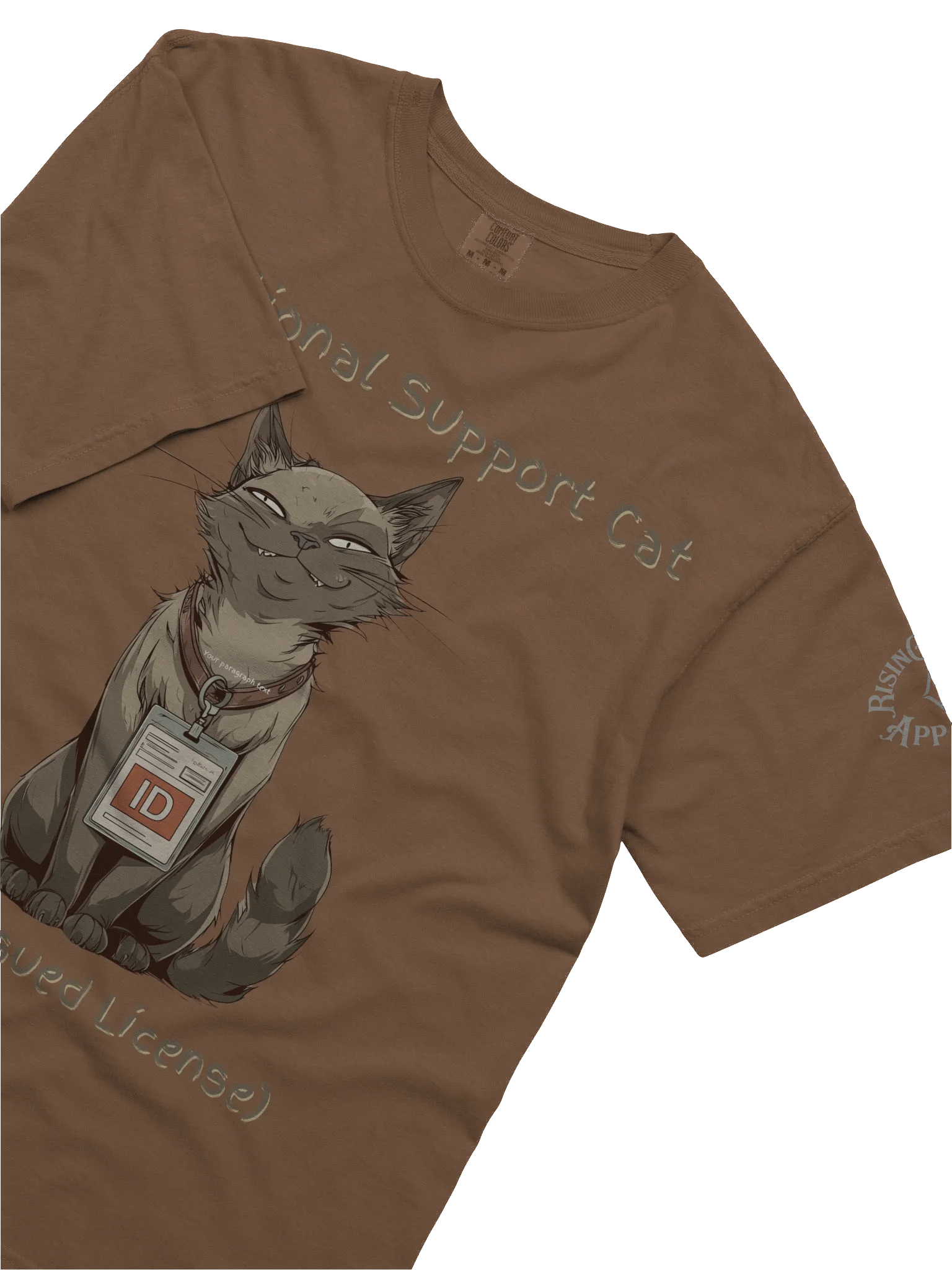Rising Sons™ Emotional Support Cat Tee product image (2)