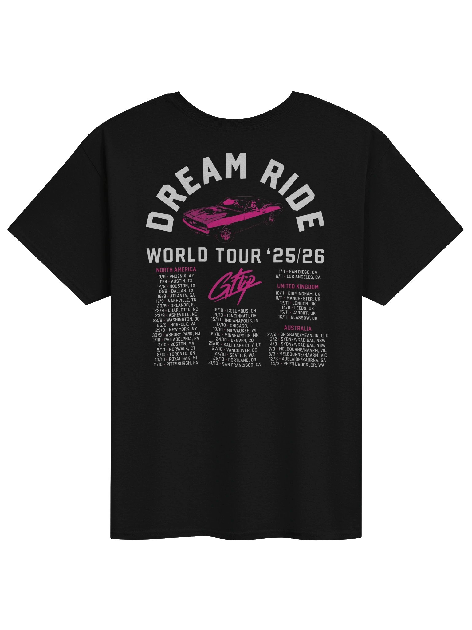 G Flip Dream Ride Tour Merch T-Shirt product image (2)