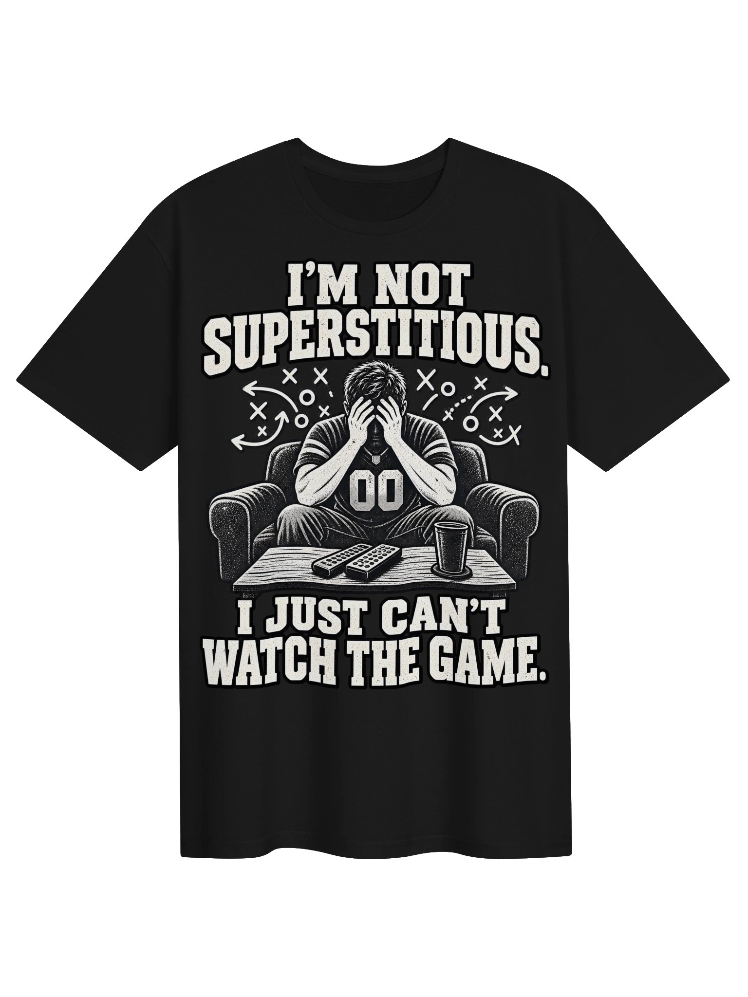 I’m Not Superstitious Game Watcher Tee product image (5)