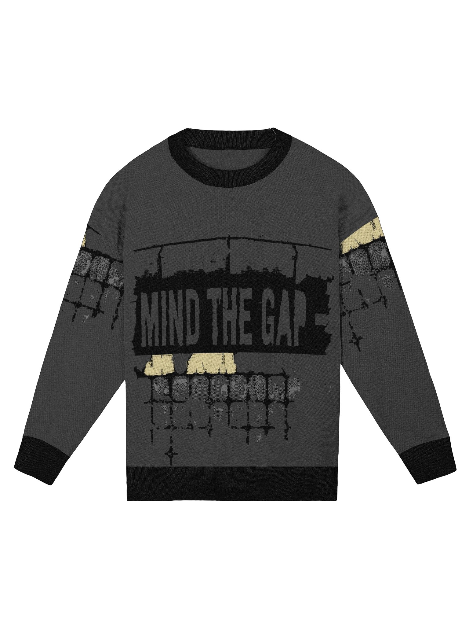 Mind The Gap | Jacquard Knit Crewneck | Industrial Streetwear product image (2)