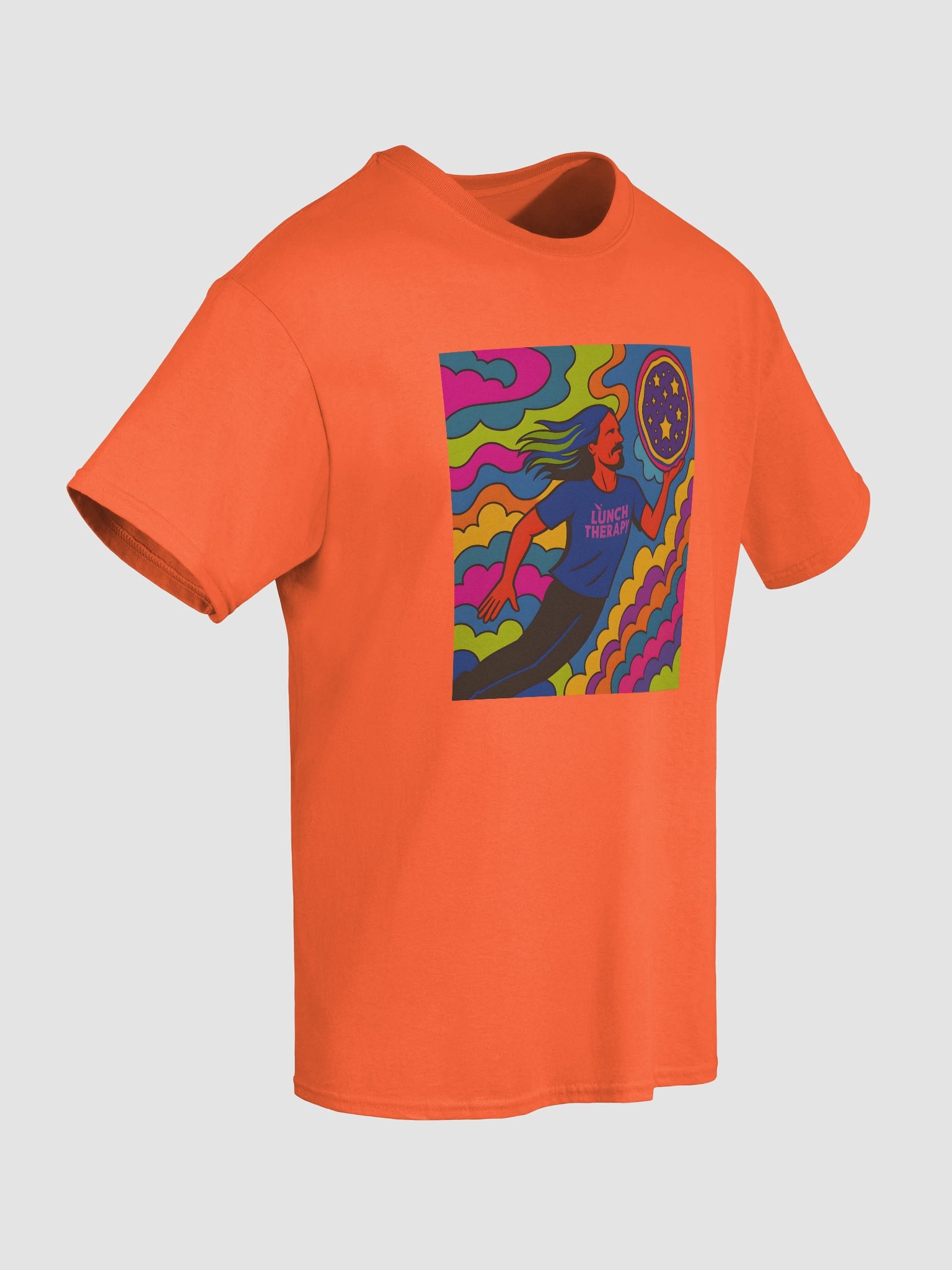 Floating Joel - Lunch Therapy on the back - Unisex Ultra Cotton Tee product image (92)