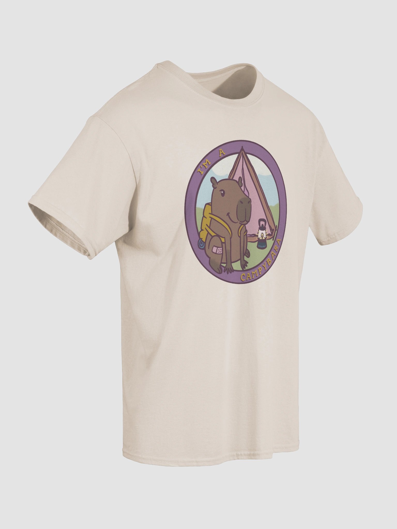 t-shirt: campybara logo product image (3)