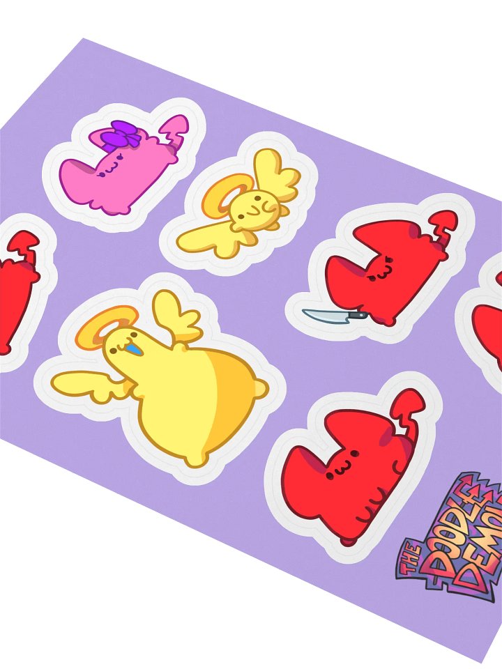 Doodle Demon Sticker Sheet product image (2)