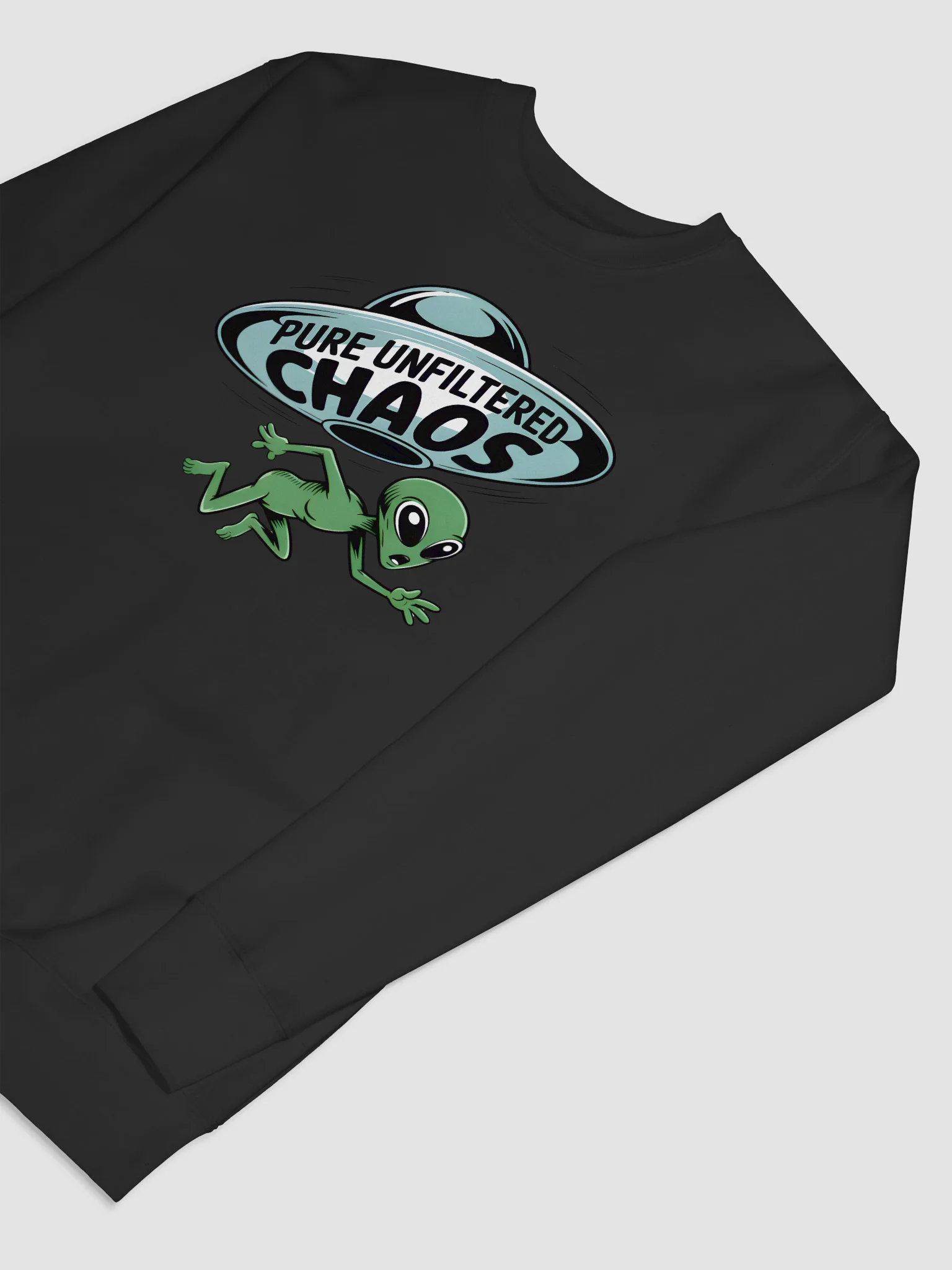 Pure Unfiltered Chaos - Alien Abduction Hoodie product image (7)