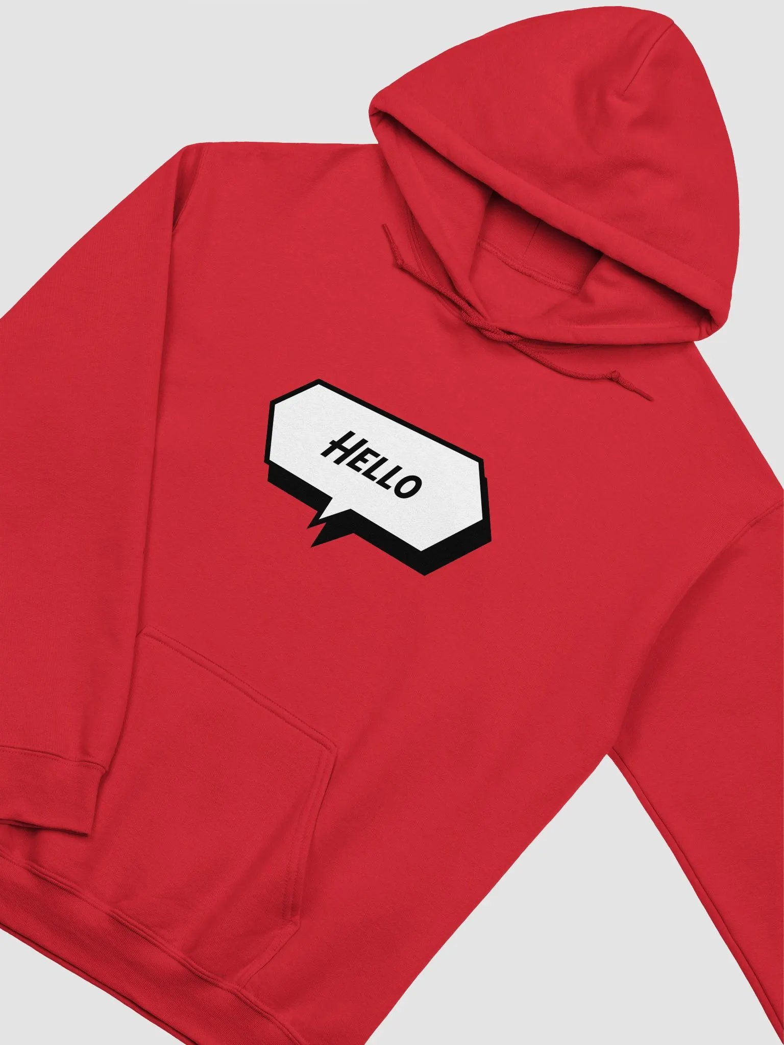 Hello Speech Bubble Gildan Hoodie product image (15)