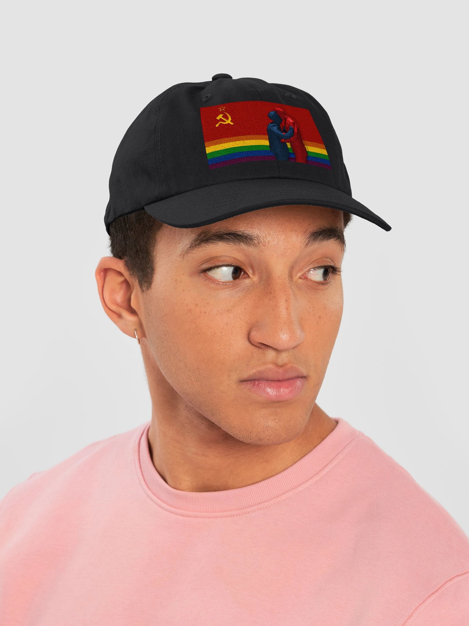Two Men Kissing - Embroidered Hat product image (57)