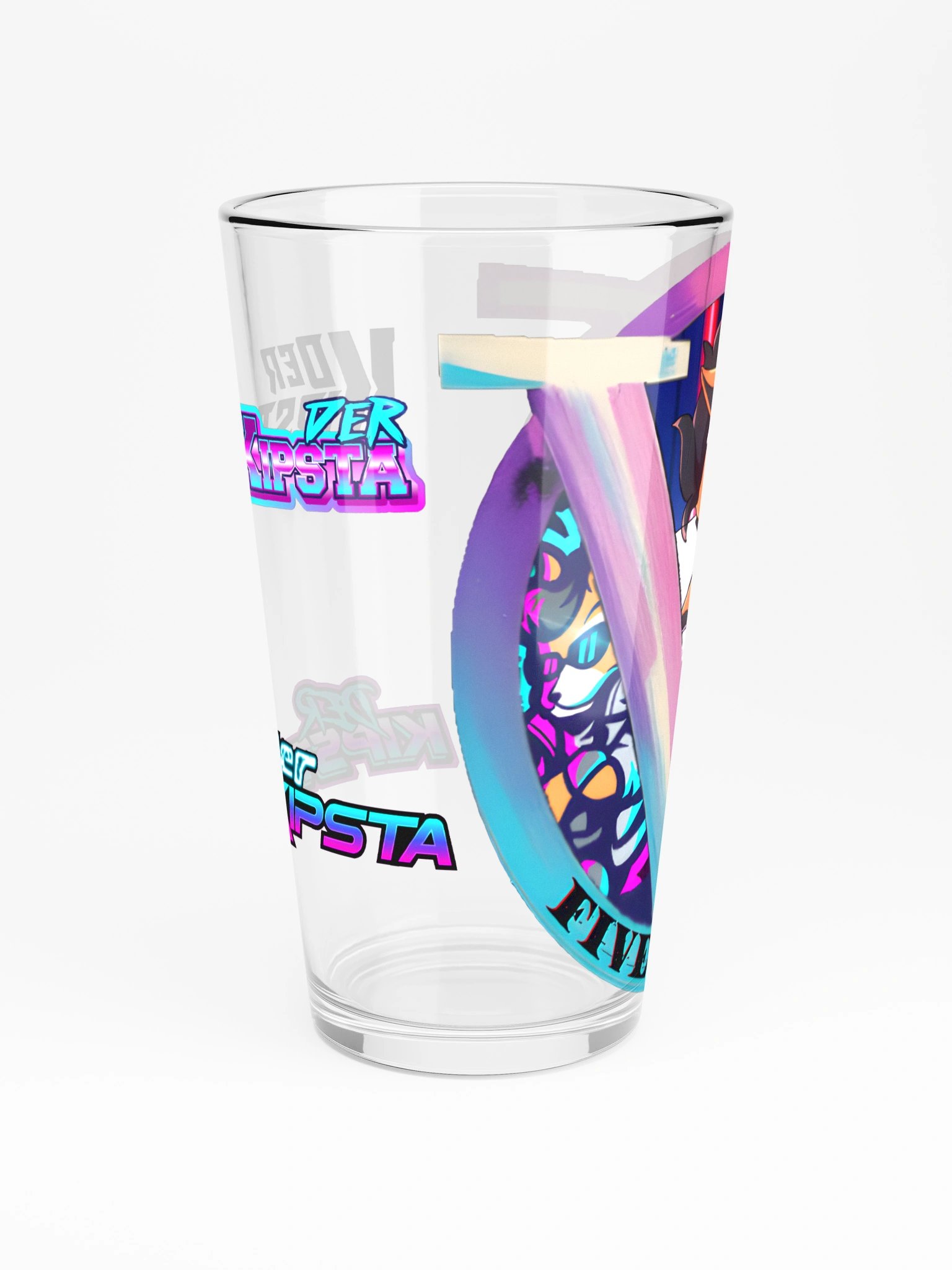 V - Pint Glass product image (3)