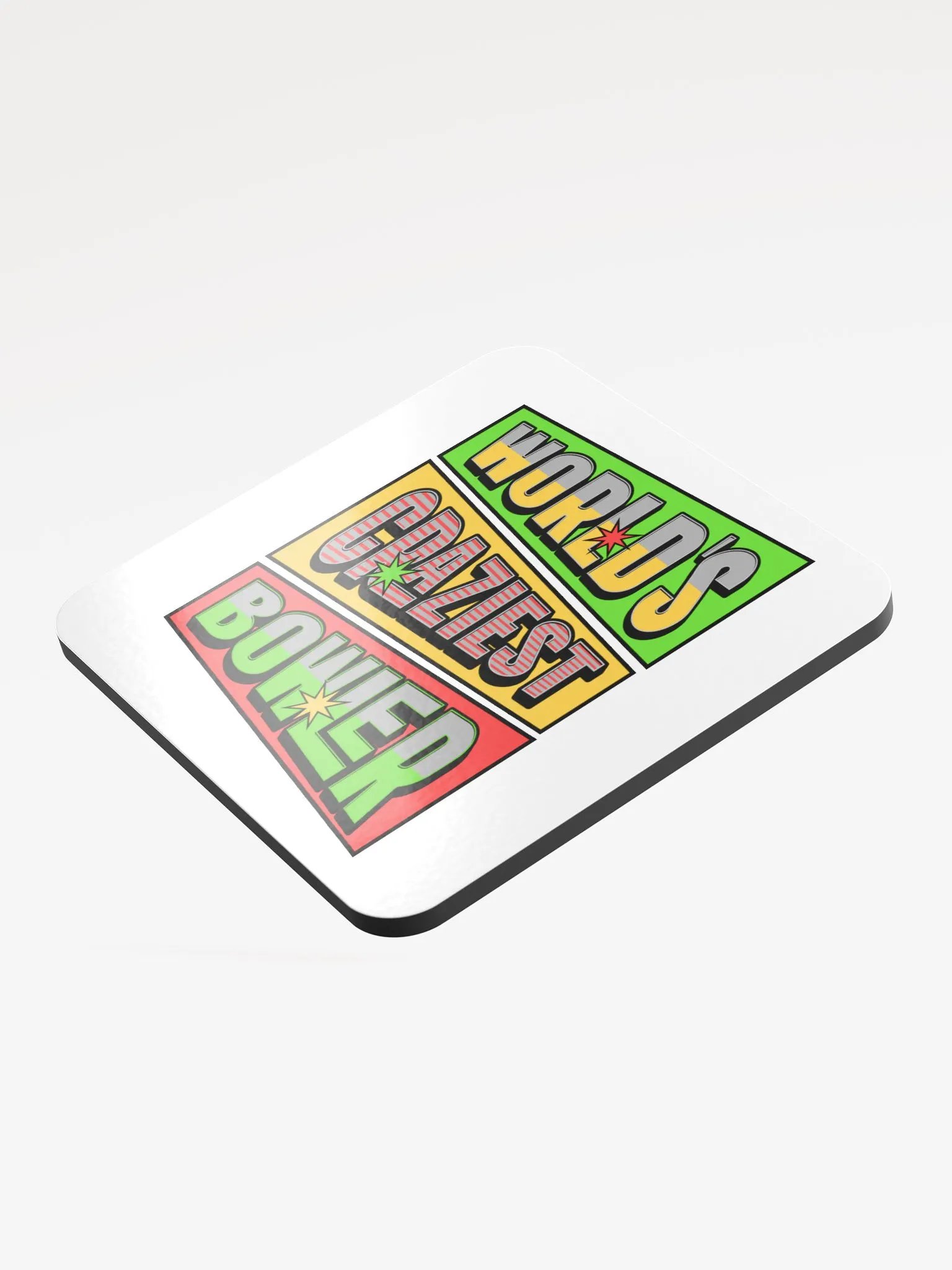 Worlds Craziest Bowler Comic Coaster product image (4)