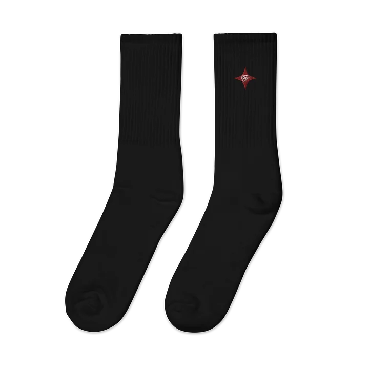F&F Star Embroidered Crew Socks (MAR) product image (2)