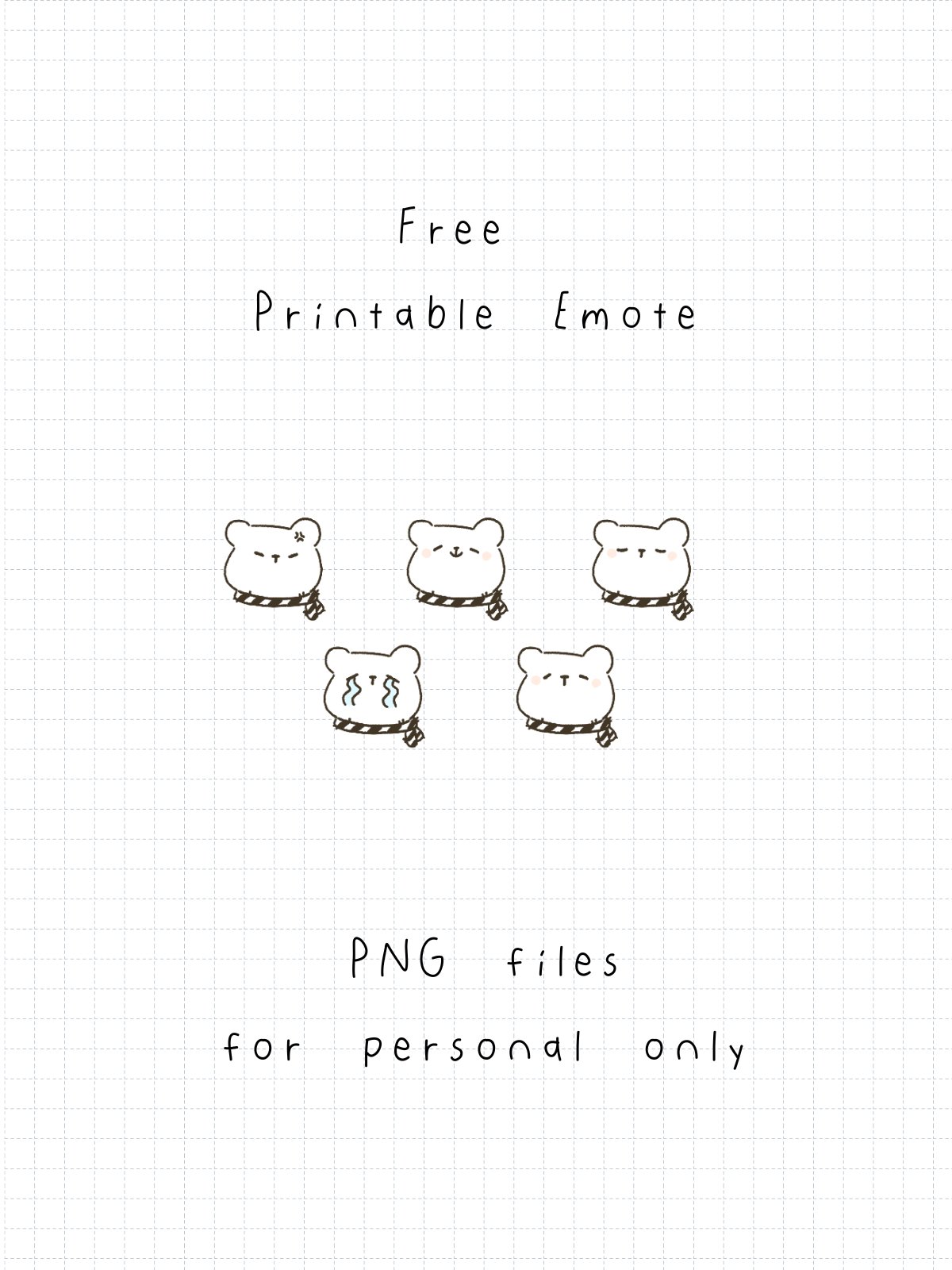 Free Printable Emote product image (1)