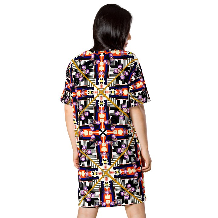 Geometric Crosses T Shirt Dress product image (2)