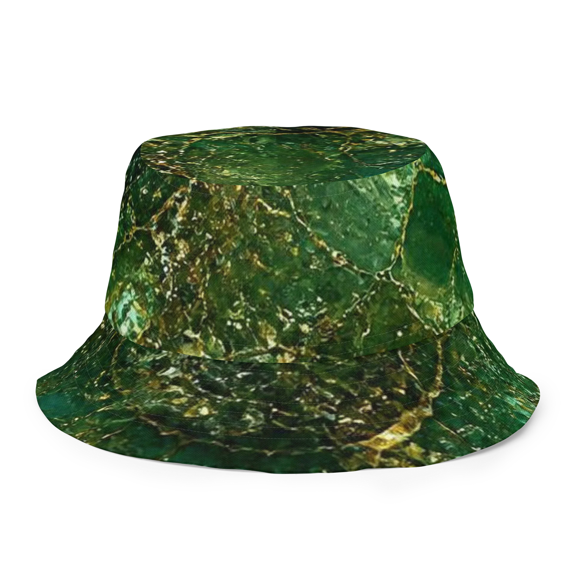 "A522" Emerald Gold Vein Bucket Hat product image (1)