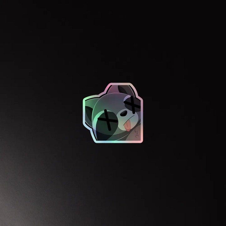 Ded Emote Holo Sticker product image (2)