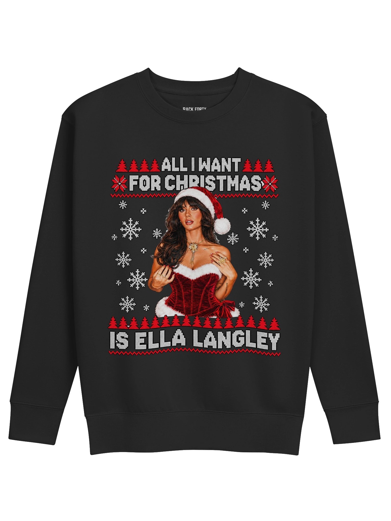 All I Want for Christmas Is Ella Langley™ Unisex Sweatshirt - Ugly Sweater Edition product image (1)