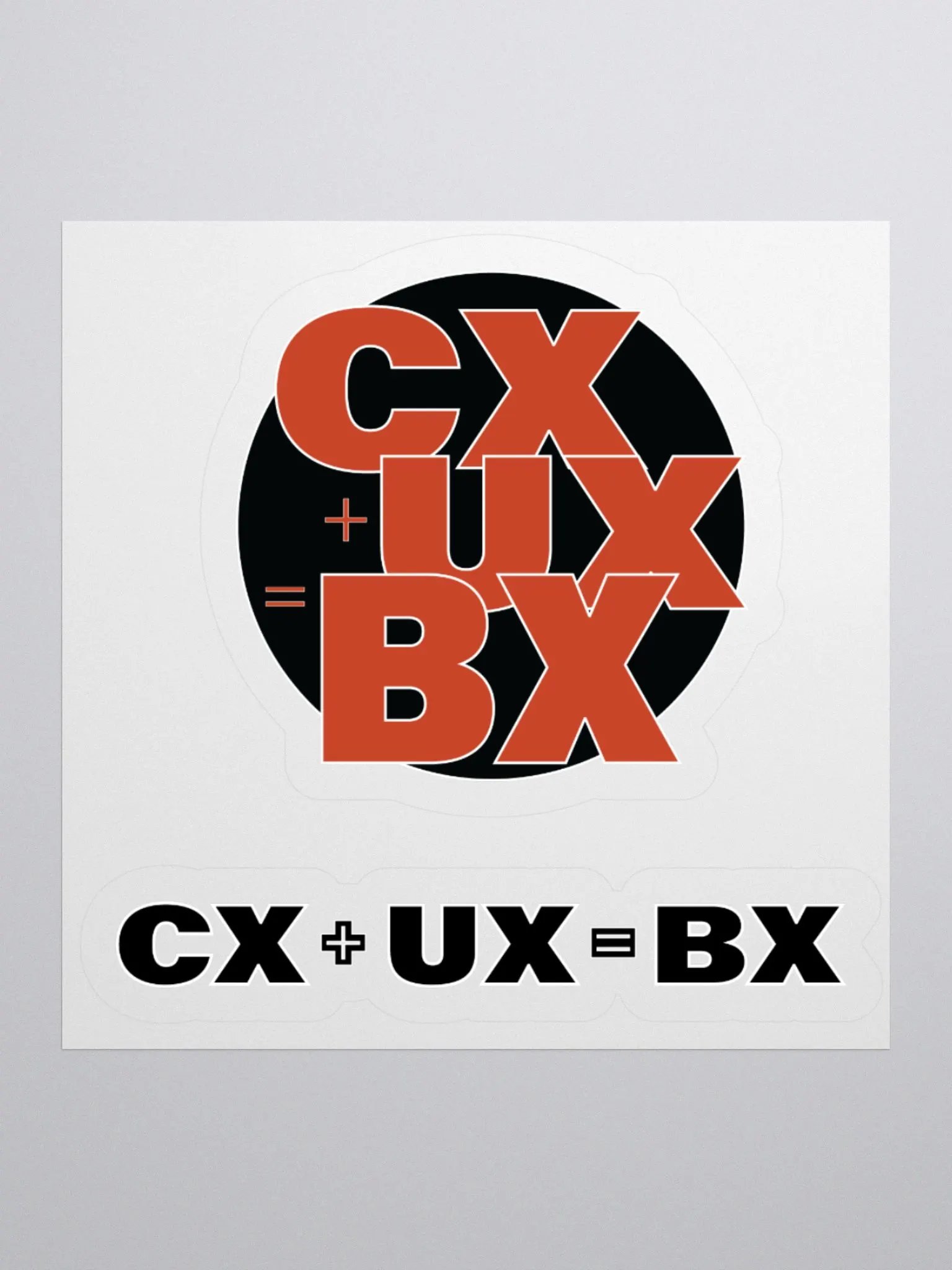 Innovative CX + UX = BX Sticker Set product image (3)