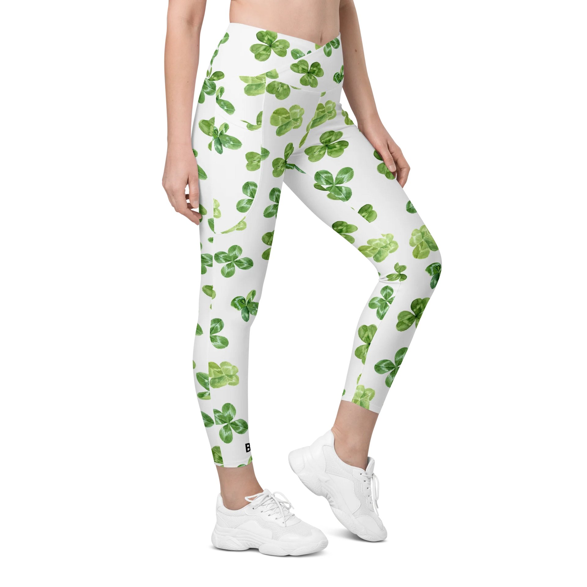 Barry Grady 'Lucky Clover' All-Over Leggings with Pockets product image (5)