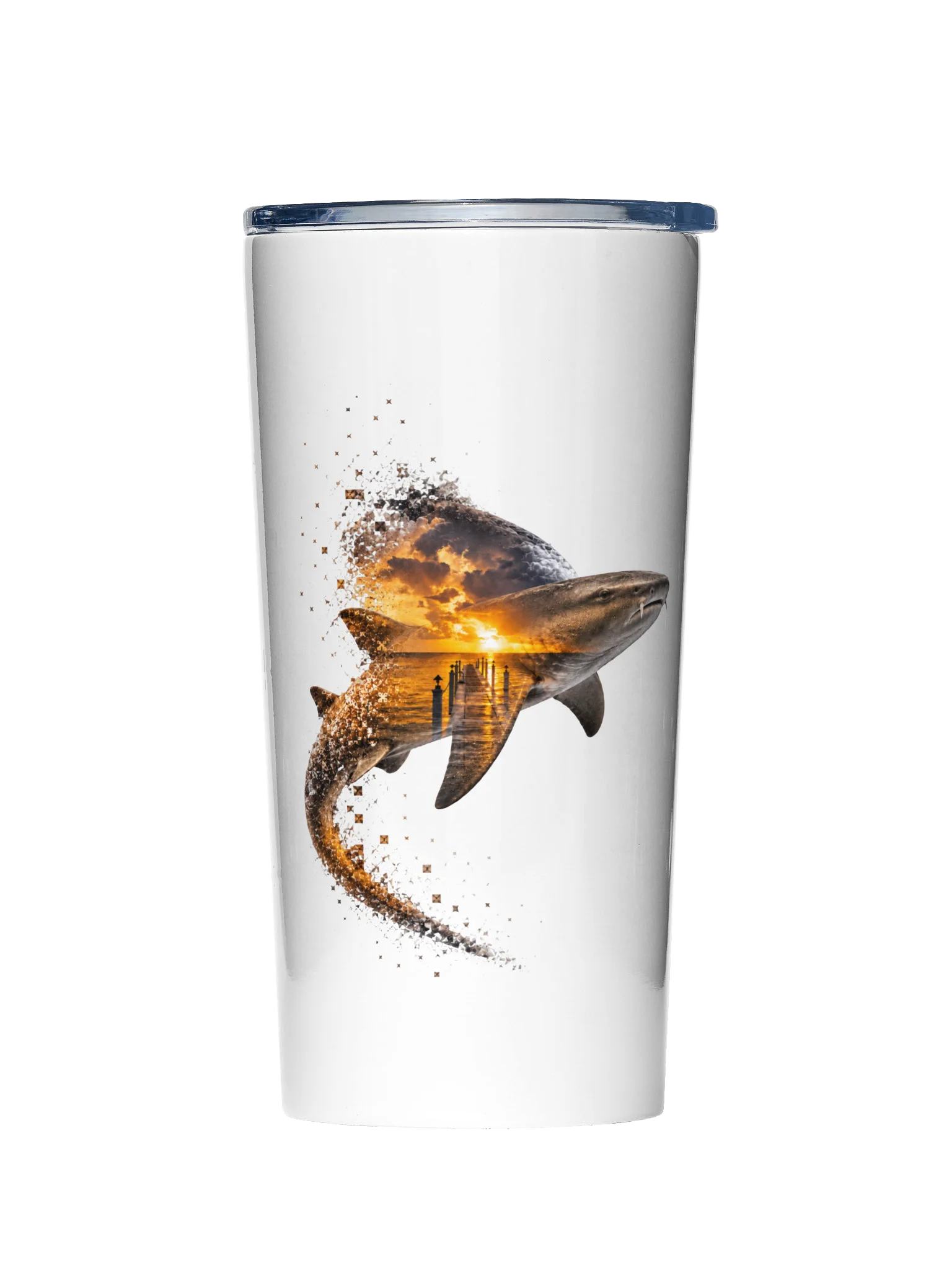 Nurse Shark 20oz Stainless Steel Tumbler - Keys Collection: Dock Edition product image (1)