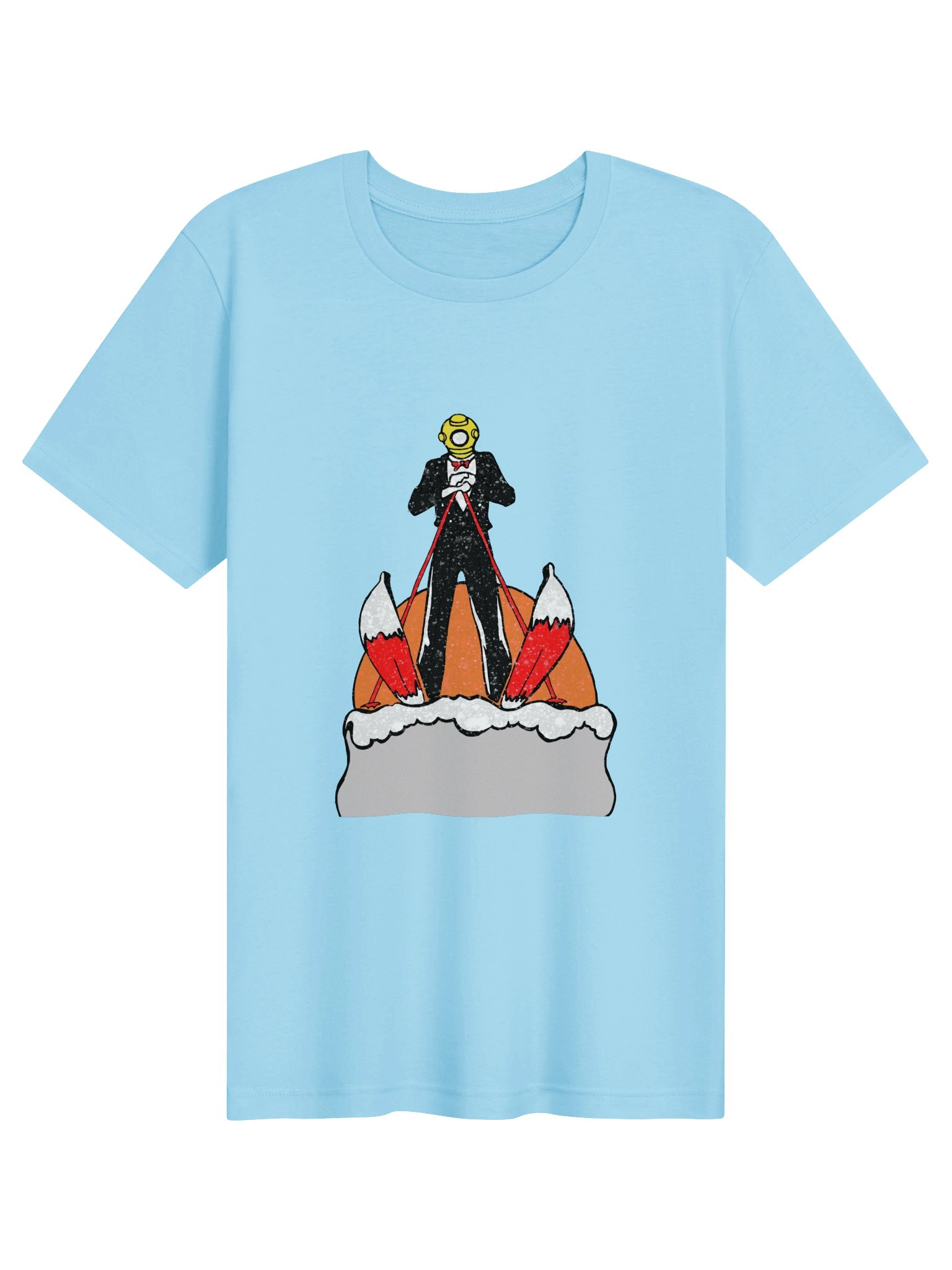 Skiing Diver Tee product image (1)