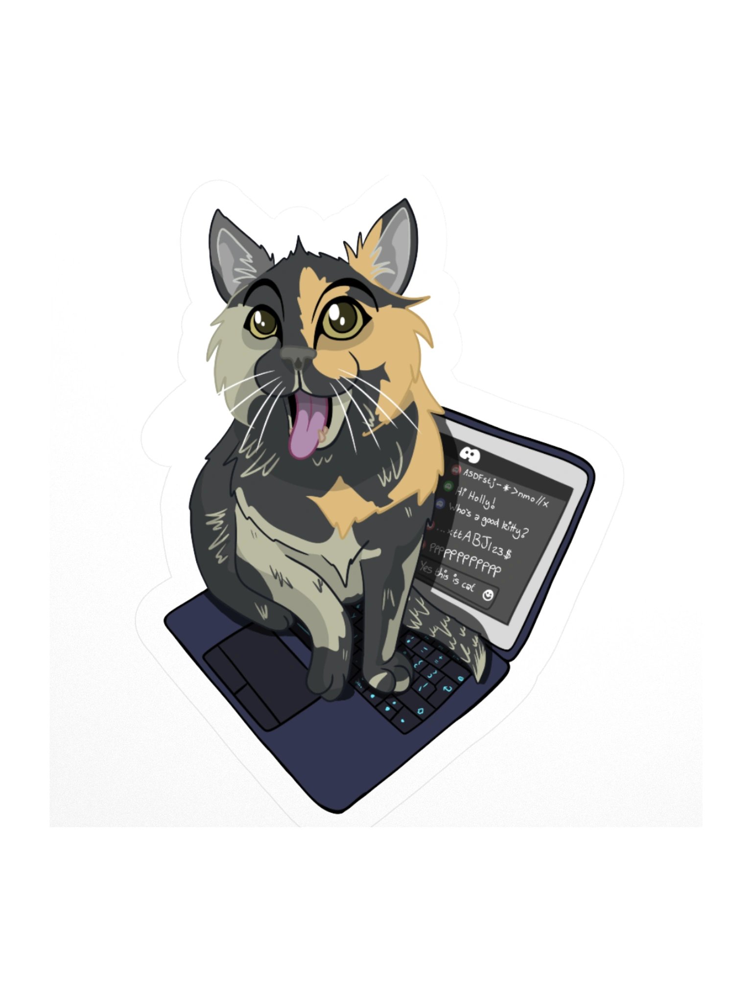 Holly Die-Cut Sticker product image (3)