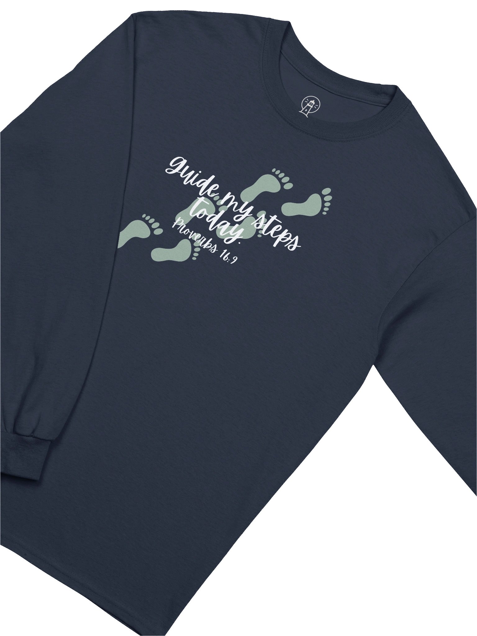 Guide My Steps Today — Dark Long Sleeve Tee product image (7)