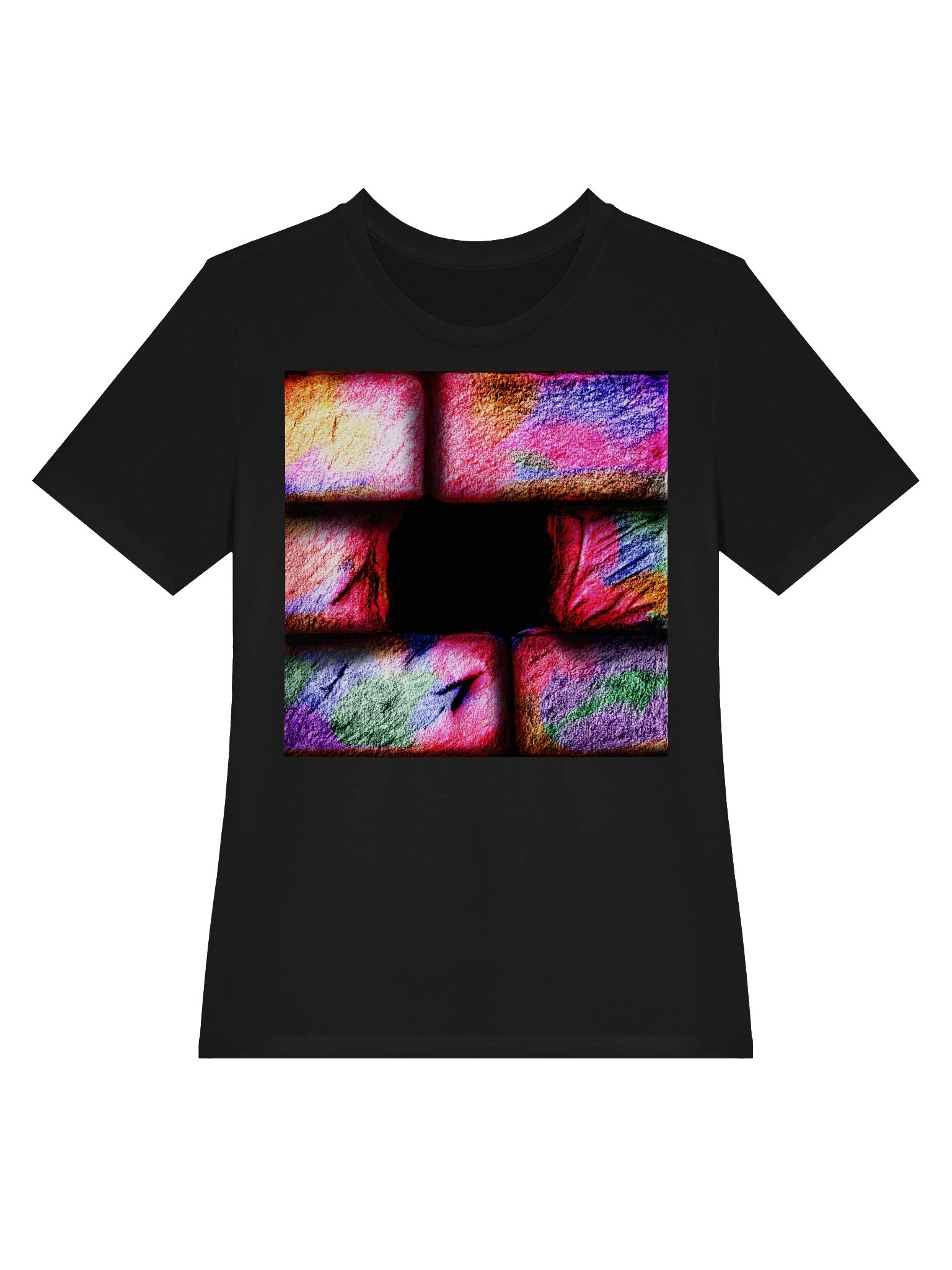 "Wall" T-Shirt. Women's Bella+Canvas Supersoft Relaxed-fit T-Shirt product image (2)