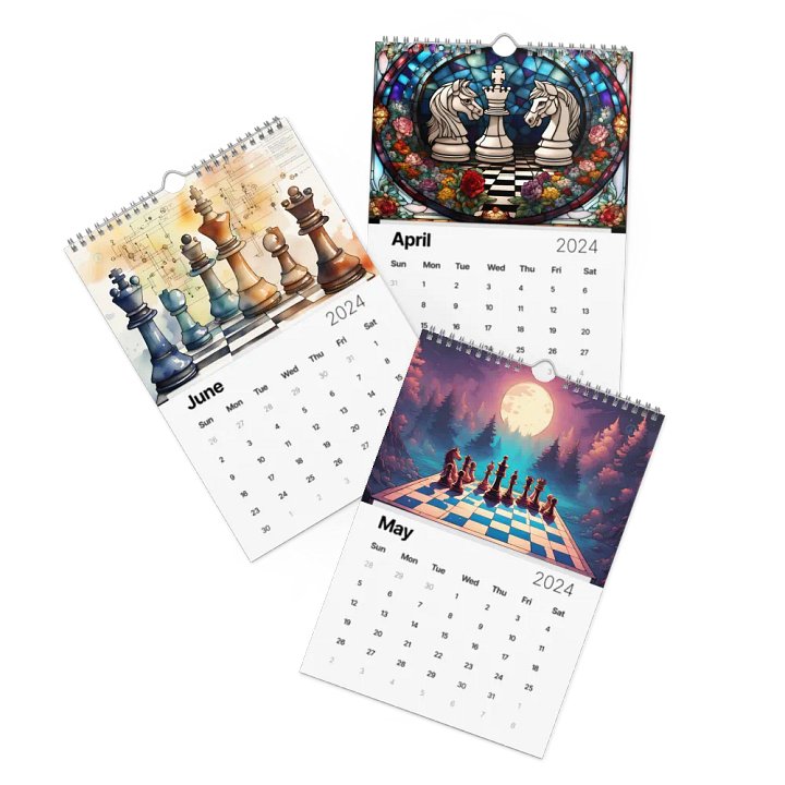 Chess Calendar 2024 product image (2)