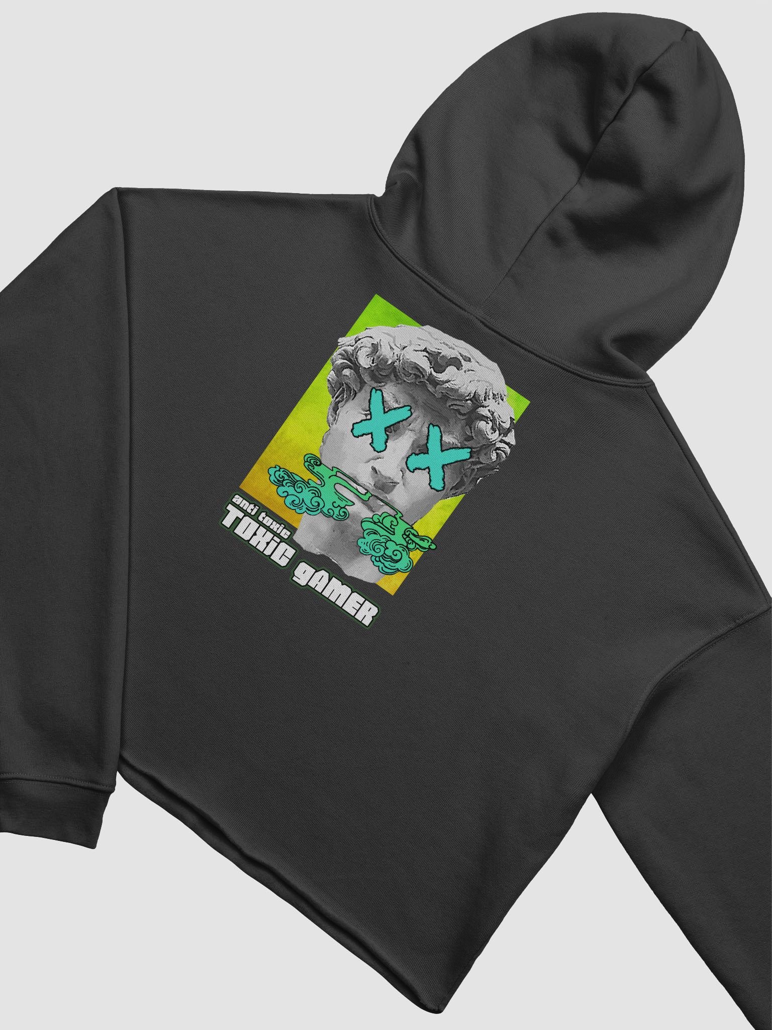 Anti-Toxic-Toxic-Gamer Crop Hoodie product image (5)