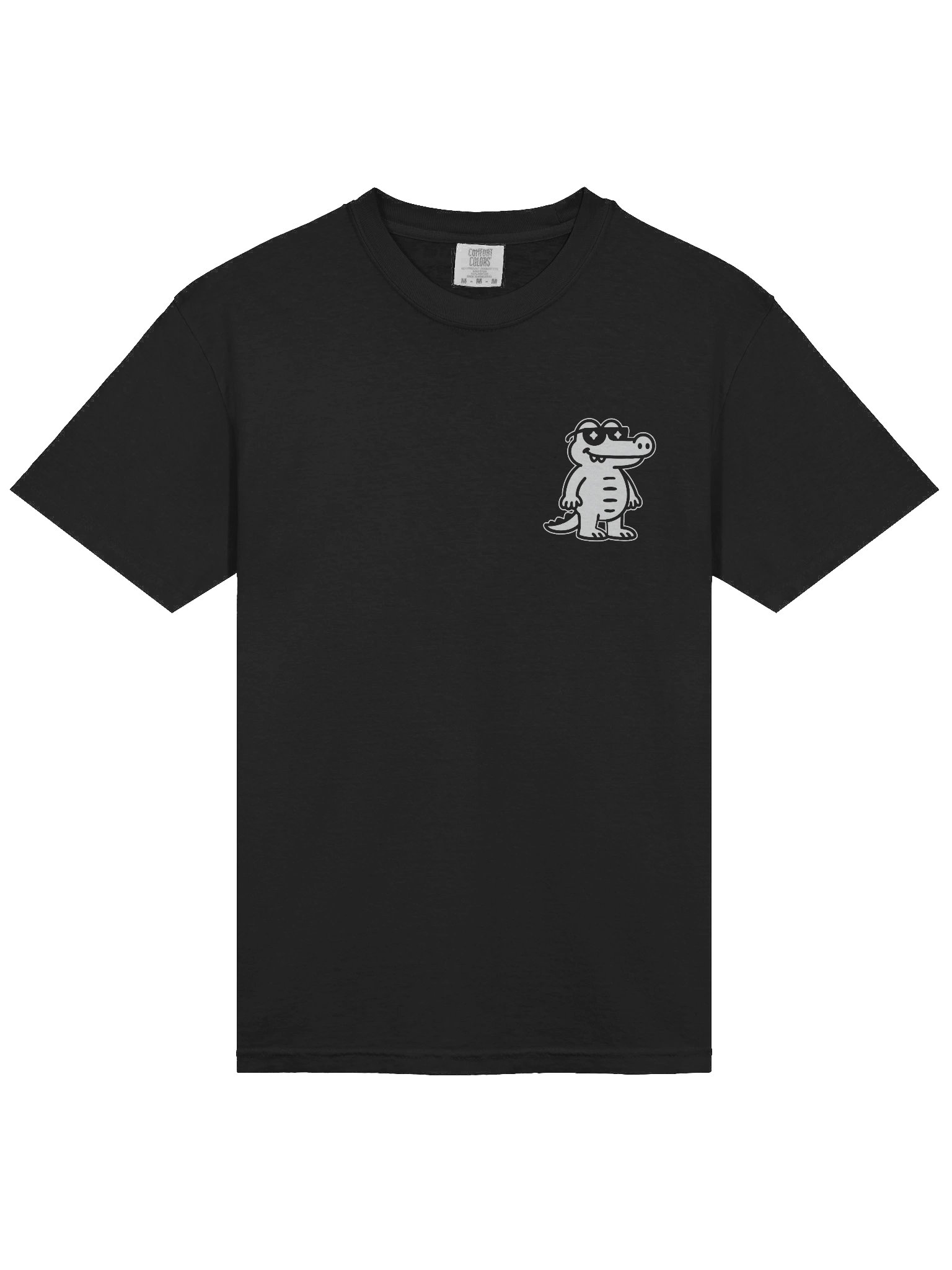 Crocodeth T-Shirt No.1 – Cool Crocodile Pocket Print Tee for Travel, Adventure, Rock and Tech product image (3)