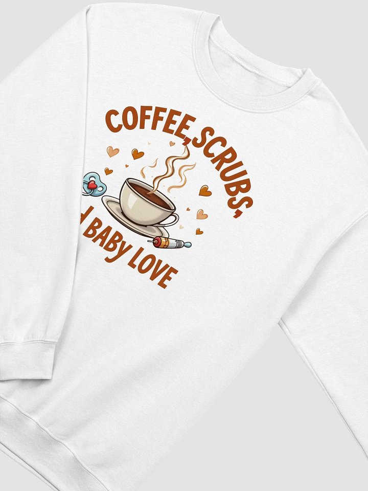 Caffeine, Care, and Love Sweatshirt product image (16)