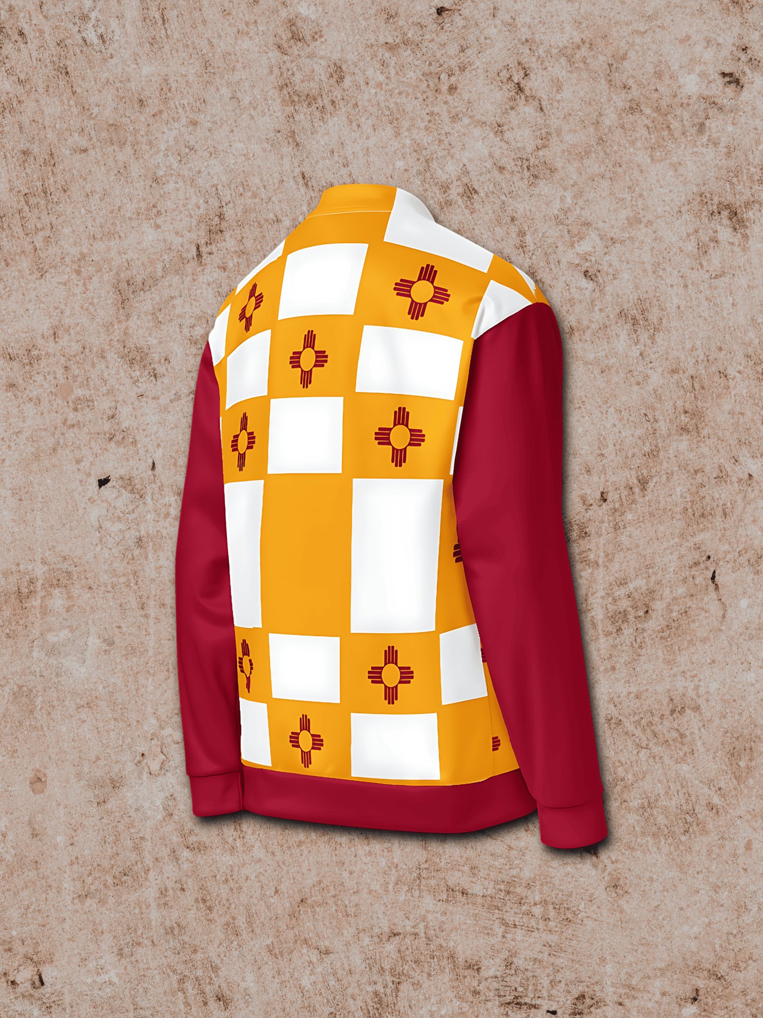 New Mexico flag Zia All-Over Bomber Jacket product image (4)